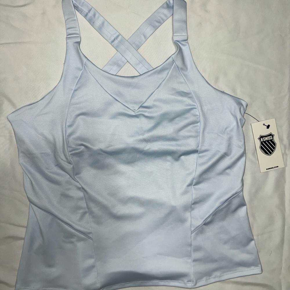 K-Swiss Cross Court Tank Glacier Women